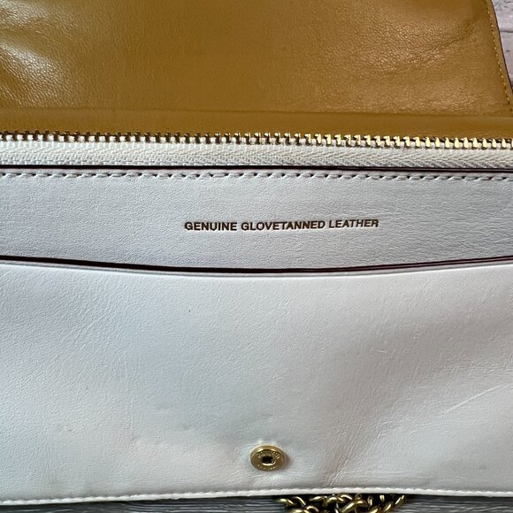 Coach Callie Foldover 24909 Chain Clutch with Metal Tea Rose - Picture 7 of 9